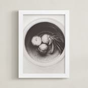 "Celebrating Nostalgia" - Art Print in Cafe Brown by M.E.Segantini - Framed