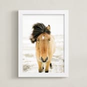 "All Is Quiet on Film" - Art Print in Honey by Jenni Kupelian - Framed