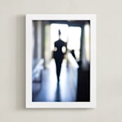 "She 2" - Art Print in Iced Blueberry by AMANDA LOMAX - Framed