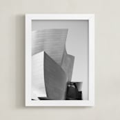 "Curves" - Art Print in monochrome by lulu and isabelle - Framed