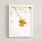 "Morning II" - Art Print in Amber by Stellax Creative - Framed