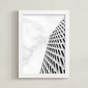 "Obtuse II" - Art Print in ink by Kamala Nahas - Framed
