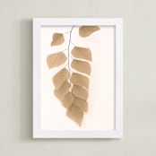 "Tenderness" - Art Print in Antique Brass by Eliane Lamb - Framed