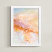 "Opal Essence" - Art Print in peach opal by KIMBERLY SMITH - Framed