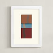"Rise 2" - Art Print in Rustic by Baumbirdy - Framed