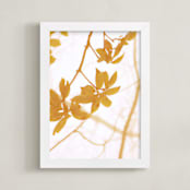 "Morning I" - Art Print in Amber by Stellax Creative - Framed