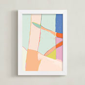 "The light" - Art Print in Taffy by Alicia Schultz - Framed