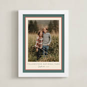 "Ribbon Frame: Portrait Framed Photo" - Framed Photo in Sprig by Carolyn MacLaren - Framed