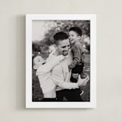 "The Big Picture: Father's Day Framed Photo" - Framed Photo in White by Minted - Framed