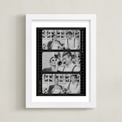 "Vintage Film: Framed Photo" - Framed Photo in Noir by Christie Garcia - Framed