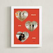 "Three Hearts: Framed Photo" - Framed Photo in Cherry by Ani Somi - Framed
