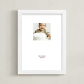 "Stamped Snap: Framed Photo" - Framed Photo in White by Minted - Framed