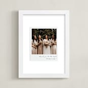"Classic Snap (BRIDES)" - Framed Photo in Quartz by Minted - Framed