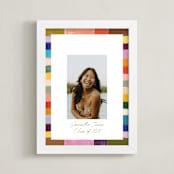 "Colorful Tiles: Portrait Framed Photo" - Framed Photo in Olive by Sierra Lee - Framed