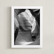 "resiste" - Art Print in Black & White by Kamala Nahas - Framed