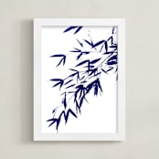"Tranquil" - Art Print in indigo by indigo studio - Framed