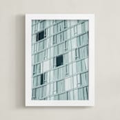 "In Reverse" - Art Print in Muted Aqua by Lindsay Ferraris Photography - Framed