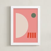 "Giulietta" - Art Print in Olive by Alex Roda - Framed