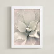 "Southwestern Succulent" - Art Print in Dusty Pastel by Wilder California - Framed