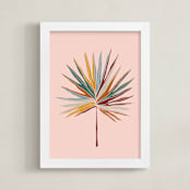"Chic Palm" - Art Print in retro by lulu and isabelle - Framed