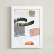 "Monuments 2" - Art Print in Desert Sunset by Jennifer Daily - Framed