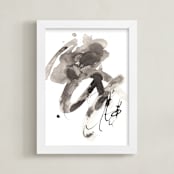 "Memphis Jane" - Art Print in Black by Misty Hughes - Framed