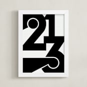 "LA  213" - Art Print in Black and White by Jennifer Morehead - Framed