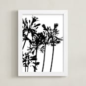 "High Drama" - Art Print in Black and White by Nadia Hassan - Framed