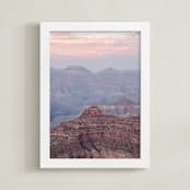 "Grand Canyon Blush" - Art Print in Blush by Kamala Nahas - Framed