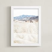 "White Canyon 2" - Art Print in Sand by Kamala Nahas - Framed