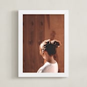 "upsweep" - Art Print in Wood by Alicia Abla - Framed