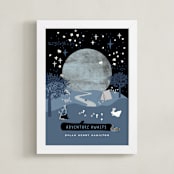 "Adventures in Nature" - Personalized Art Print in Night by Corinne Malesic - Framed