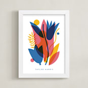 "bold & graphic" - Personalized Art Print in Summer by Alexandra Dzh - Framed