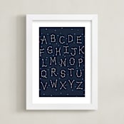 "It's Written in the Stars" - Art Print in Night by McKenna Sato - Framed