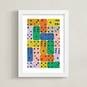 "Fun & Games I" - Art Print in Multi by Ampersand Design Studio - Framed