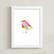 "Starburst" - Art Print in Warm Sunshine by Sara Shashani - Framed