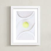 "deuce" - Art Print in wimbledon white by Alicia Abla - Framed