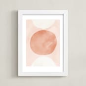 "Spring Sun" - Art Print in Blush by Iveta Angelova - Framed