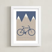 "Conquer" - Art Print in Pond by Addison Welch - Framed