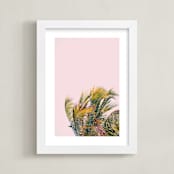 "Like A Hurricane" - Art Print in Pink by ALICIA BOCK - Framed