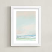"Elemental 1" - Art Print in Sage by Eric Ransom - Framed