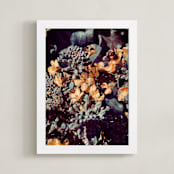 "Broccoli Bees" - Art Print in Honey by Belia Simm - Framed