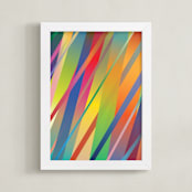 "Prism" - Art Print in Rainbow by Marishka Bachman - Framed