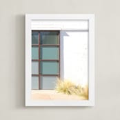 "Ballroom 3" - Art Print in White Stucco by Haley Warner - Framed