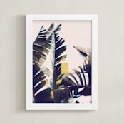 "Stand Up Straight" - Art Print in Emerald Green by ALICIA BOCK - Framed