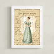 "The Phosphate Star" - Art Print in old paper by raven erebus - Framed