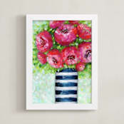 "Pink Blush" - Art Print in Pink Blush by Sen Chloe - Framed