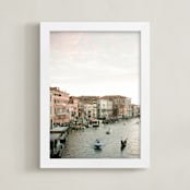 "The Honeymoon" - Art Print in Venetian Rose by Lindsay Madden - Framed