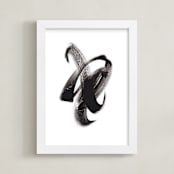 "Arcadia" - Art Print in Black by Misty Hughes - Framed