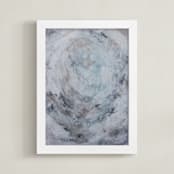"Let Go II" - Art Print in Haze II by Debi Perkins - Framed